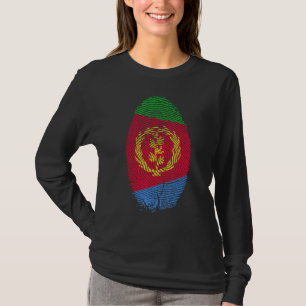 Camiseta A Sinalizador Eritreia Está No Meu Adn Para O Erit