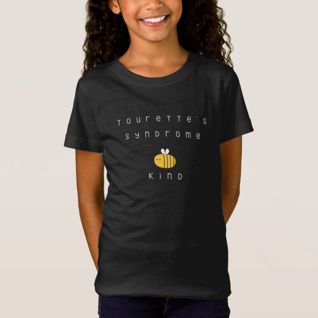 Camiseta a síndrome de tourette é uma mulher gentil T-Shirt (Frente)
