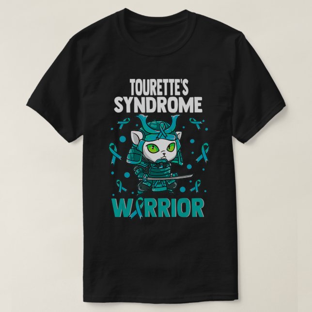 Camiseta A Síndrome de Tourette Sensibilização Tourettes Re (Frente do Design)