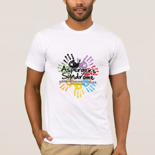 Camiseta A síndrome Handprint de Asperger