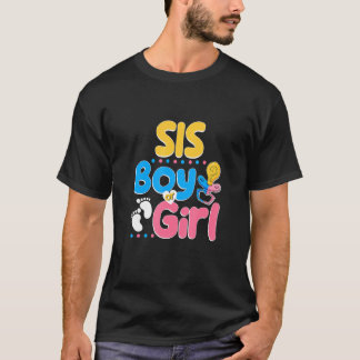 Camiseta A Sis Rosa ou Azul ama-te a melhor Irmã de Si.
