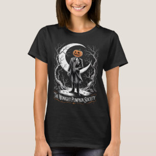 Camiseta A Sociedade de Pumpkin da Meia-Noite Vintage Hallo