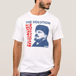 Camiseta A solução: Revolução socialista