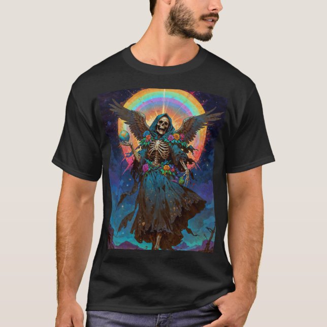Camiseta A Sombra Benévola Santa Morte (Frente)