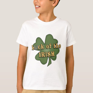 Camiseta A sorte do irlandês caçoa o t-shirt