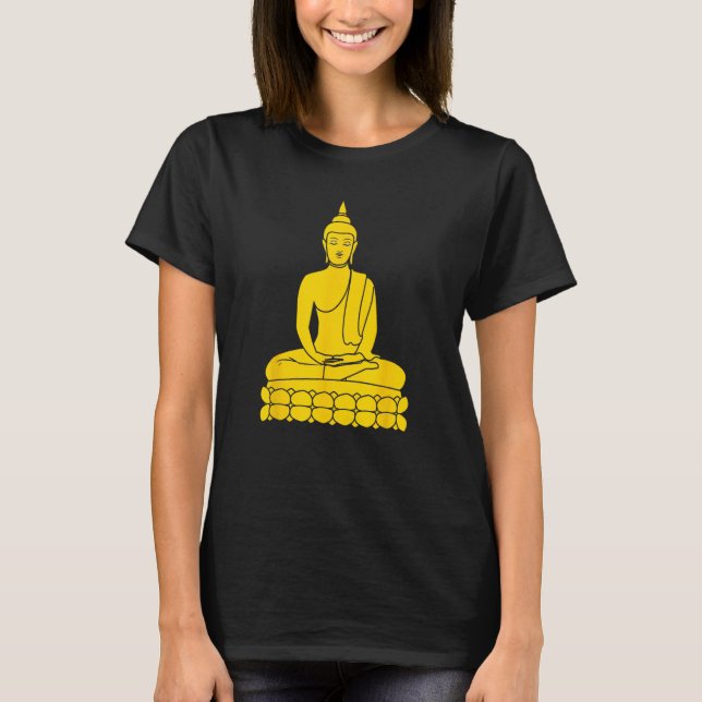 Camiseta A statue of Buddha (Frente)