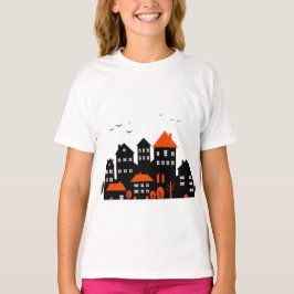 Camiseta A stylish urban scene