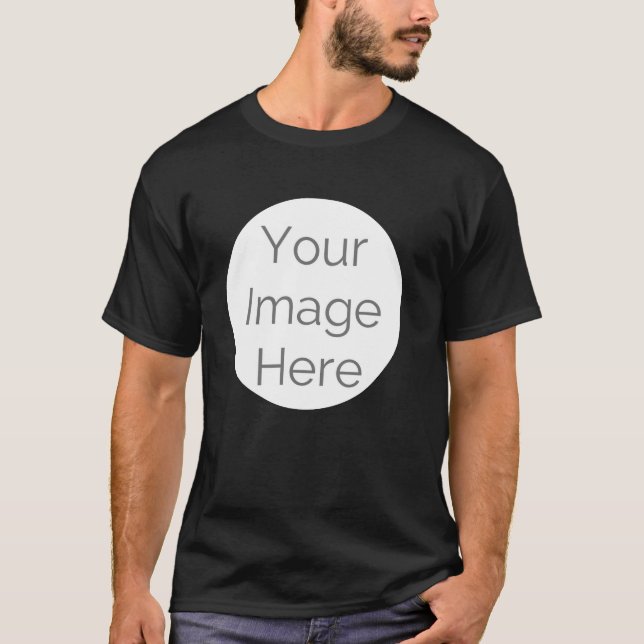 Camiseta a sua imagem aqui, personalizada "crie a sua própr (Frente)