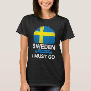 Camiseta A suecia Chama-Se "Tenho De Ir Para As Raízes Do P
