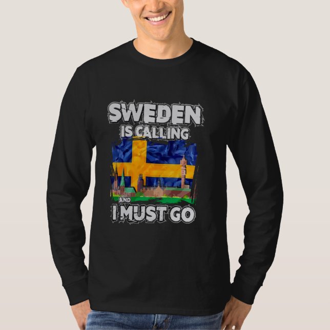 Camiseta A suecia Está Ligando E Preciso Ir (Frente)