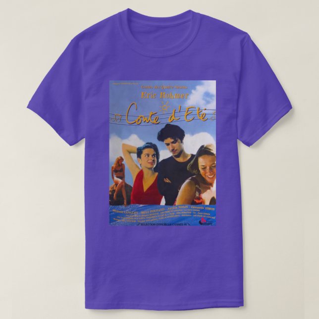 Camiseta A Summers Tale French Poster (Frente do Design)