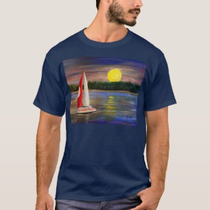 Camiseta A Sunset Sail, por Gary Poling