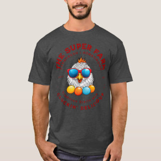 Camiseta A Super Fazenda Galinha Legal Fazenda Ovos Frescos