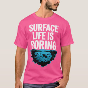 Camiseta A Superfície De Duas Cavernas Chateadas