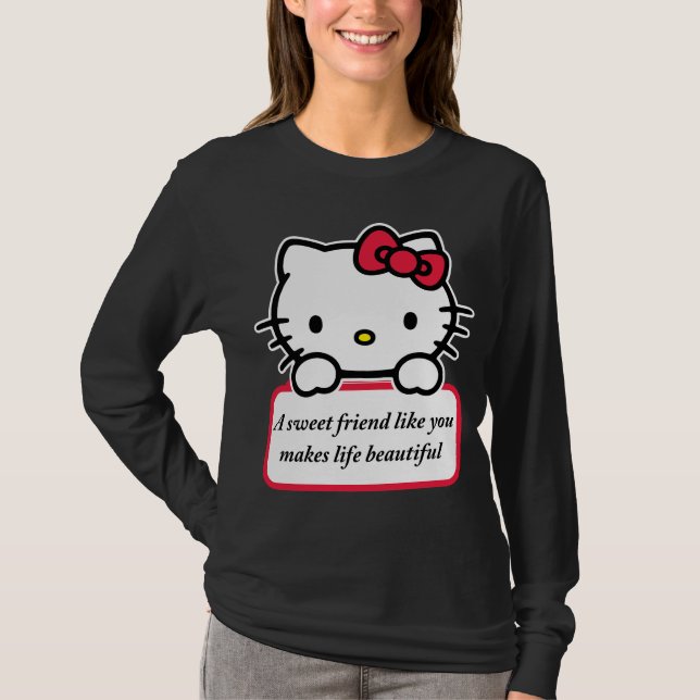 Camiseta A Sweet Friend Like You - Heartfelt Quote T-Shirt (Frente)