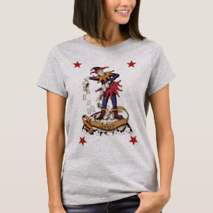 Camiseta A T-Camisa das mulheres do palhaço