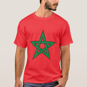 Camiseta A T-Camisa dos homens de Marrocos