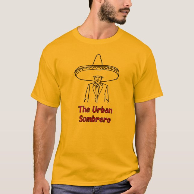 Camiseta A T-shirt Urban Sombrero (Frente)