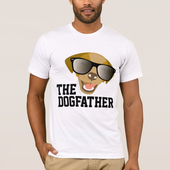 Camiseta A T-shirts ENGRAÇADA DE CACHORRO (Frente)