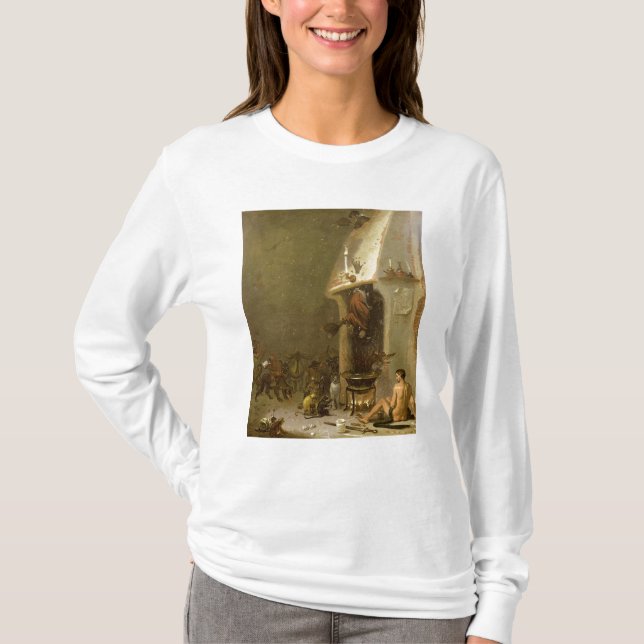 Camiseta A taberna de uma bruxa (Frente)