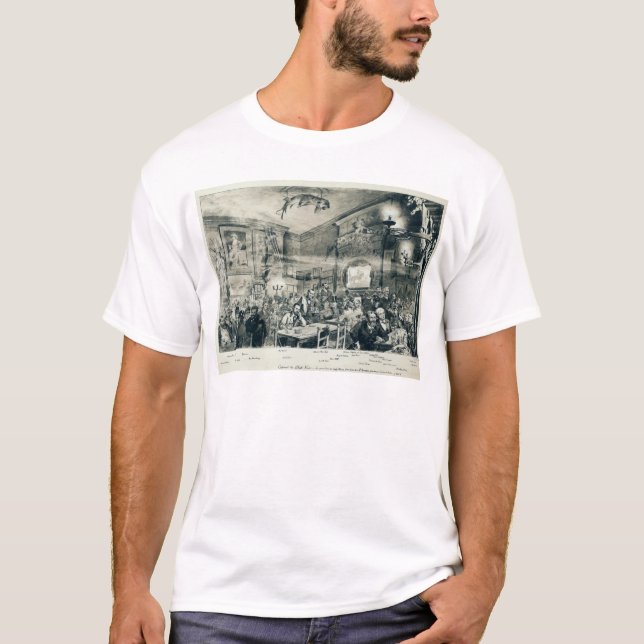 Camiseta A taberna du Conversa Noir, 1886 (Frente)