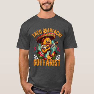 Camiseta A taco playing the guitar in a mariachi band funny