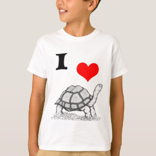 Camiseta A tartaruga caçoa o T