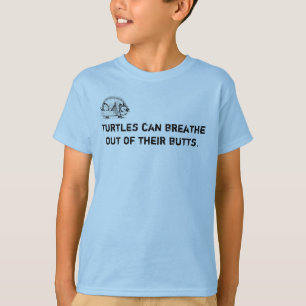Camiseta A tartaruga caçoou o t-shirt americano básico do