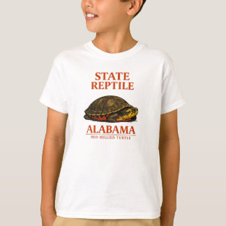 Camiseta A Tartaruga de Barriga Vermelha do Alabama