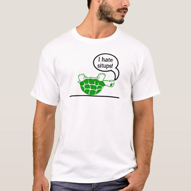 Camiseta A tartaruga deia o Situps (Frente)