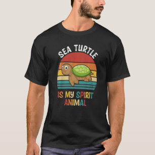 Camiseta A Tartaruga Do Mar É O Meu Espírito.