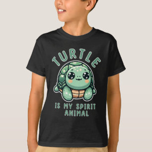 Camiseta A Tartaruga É O Meu Espírito, Um Presente De Tarta