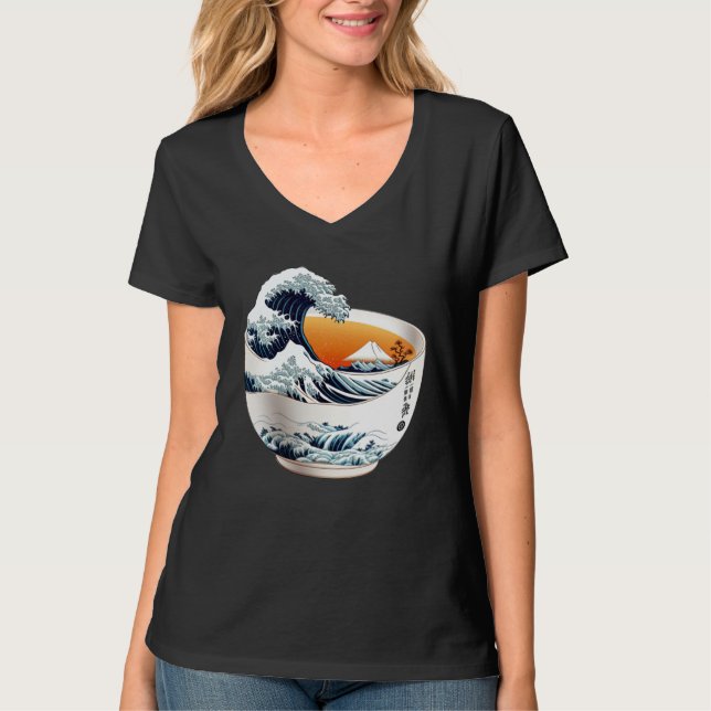 Camiseta A Tea that Takes You to Japan Okinawa Kanagawa Tea (Frente)