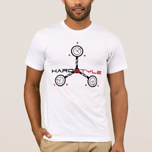 Camiseta A tecnologia de Hardstyle edita (Frente)