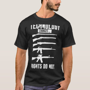 Camiseta A tecnologia muda os direitos não goza dos direito