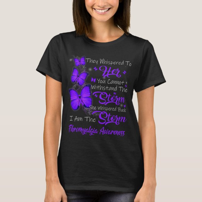 Camiseta A Tempestade Fibromialgia É Consciência (Frente)