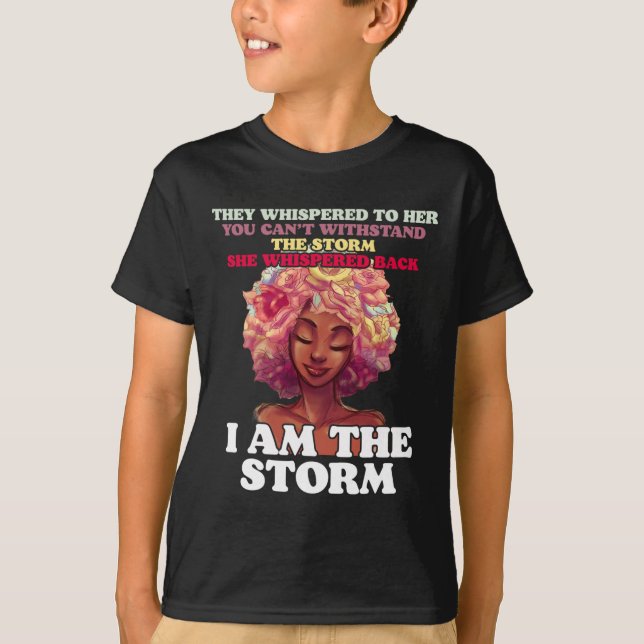 Camiseta A Tempestade Fortes Mulheres Negras Empoderam Mulh (Frente)