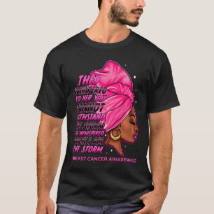 Camiseta A Tempestade Mulheres Negras Sobreviventes do Cânc