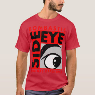 Camiseta A Tendência Popular Bombástica Do Lado Dos Olhos M