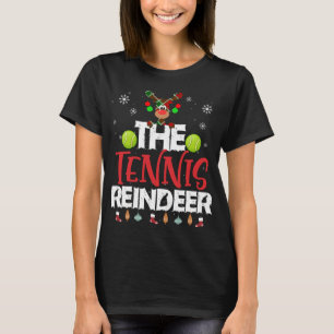 Camiseta A Tênis Reindeer Natal Família Pajama Matchi