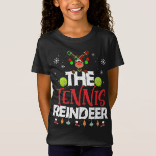 Camiseta A Tênis Reindeer Natal Família Pajama Matchi
