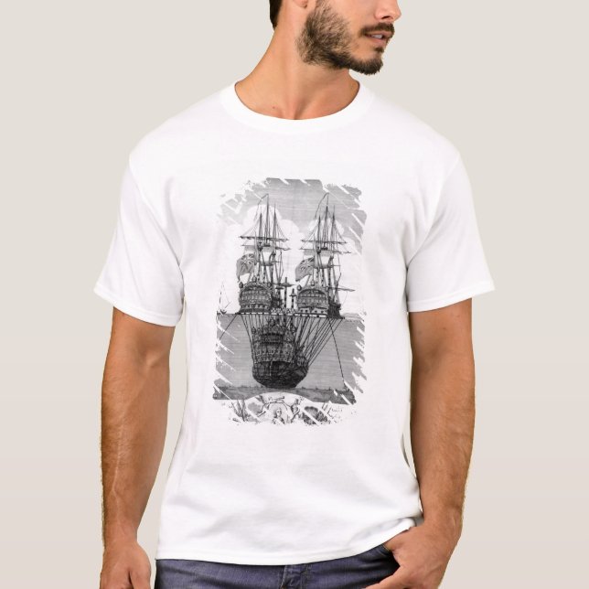 Camiseta A tentativa feita para salvar o HMS real (Frente)