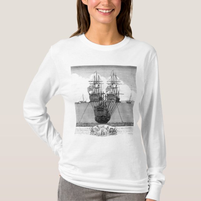 Camiseta A tentativa feita para salvar o HMS real (Frente)