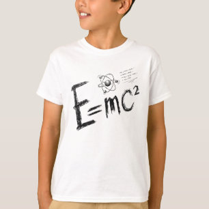 Camiseta A Teoria da Relatividade de Einstein. Fórmula