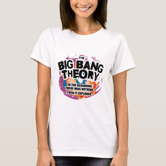 Camiseta A teoria de Big Bang (Frente)