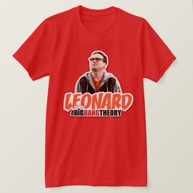 Camiseta A Teoria do Big Bang | Leonard (Frente do Design)