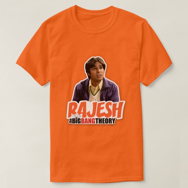 Camiseta A Teoria do Big Bang | Rajesh (Frente do Design)