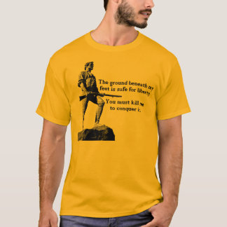 Camiseta A terra abaixo de meus pés