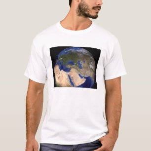 Camiseta A terra de mármore azul 2 da próxima geração