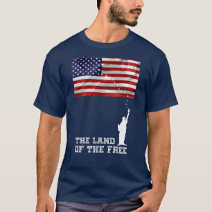Camiseta A terra do patriota americano livre